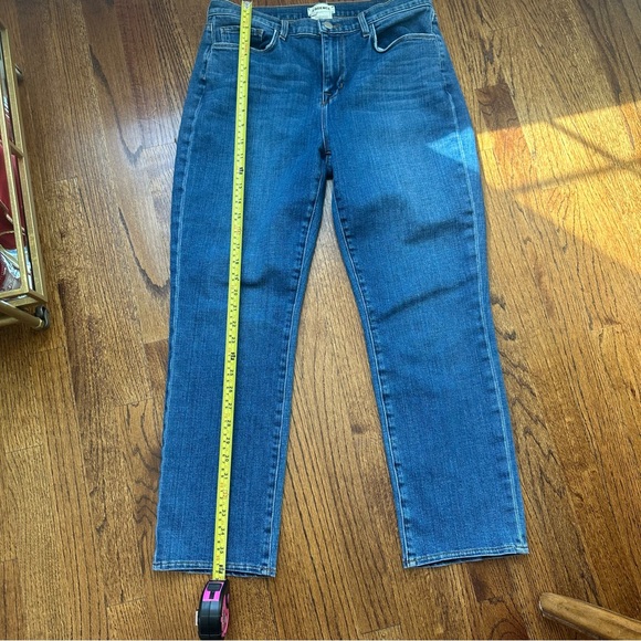 L'AGENCE Classic Blue Straight Leg Jeans - Picture 7 of 9